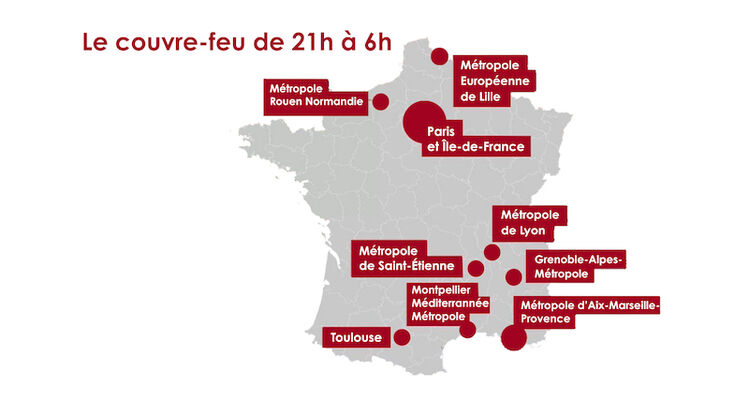 Cartographie des bars de France métropolitaine